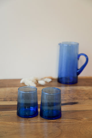 Verre Beldi Bleu PM - Lot de 2