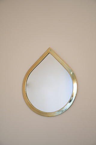 Miroir goutte en laiton